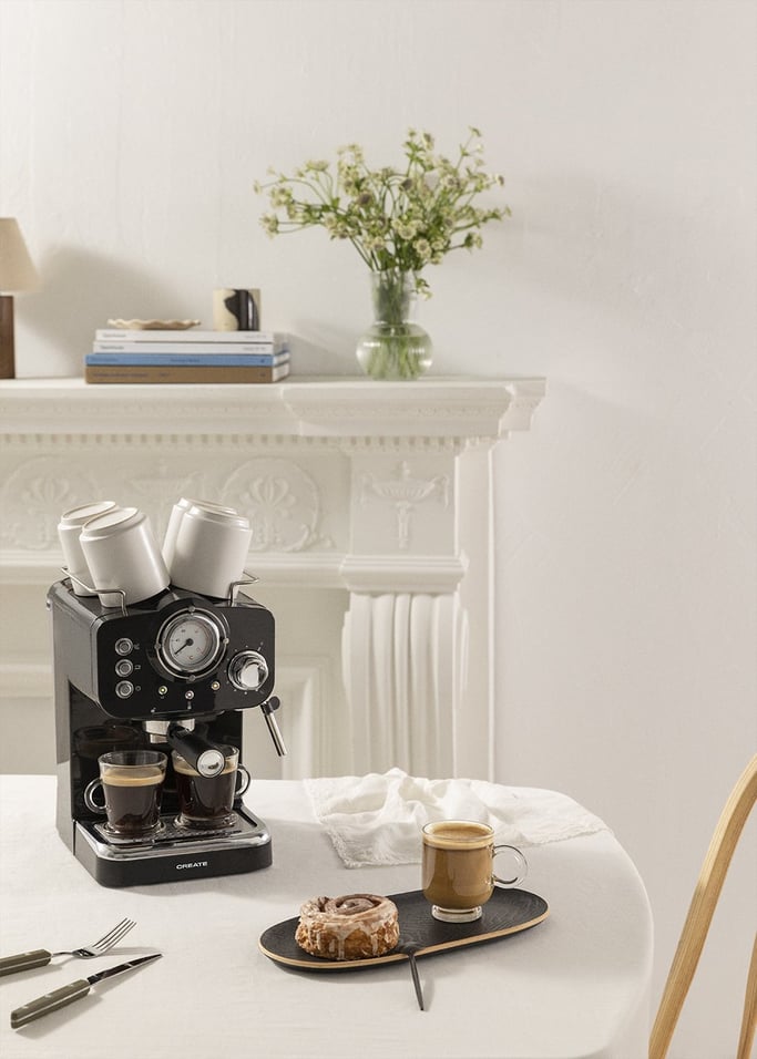 THERA RETRO GLOSS - Machine à café expresso avec finition brillante, image de la galerie 1