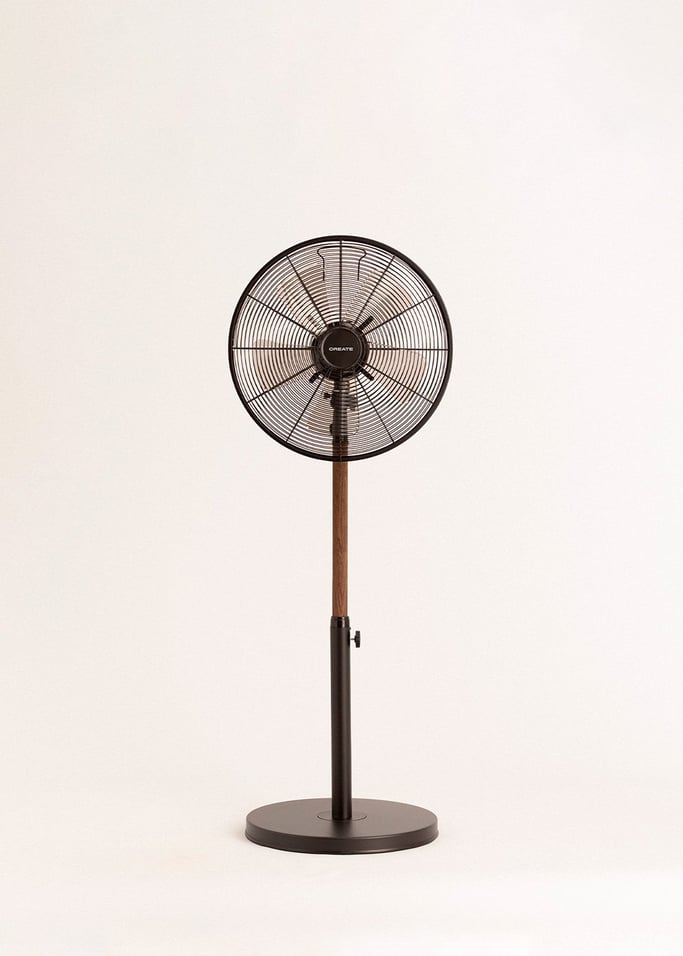 AIR STAND WOOD - Ventilateur sur pied oscillant de style rétro 50 W, image de la galerie 2
