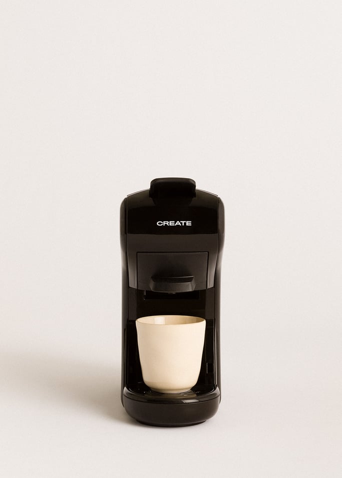 CREATE / POTTS/Cafetière Multi-dosettes et Expresso Gris/Programmable,  légère et compacte, adaptée à la préparation du café dans tous les formats
