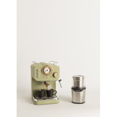 Acheter Pack  THERA MATT RETRO Cafetière expresso + MILL PRO Moulin à café et à épices 