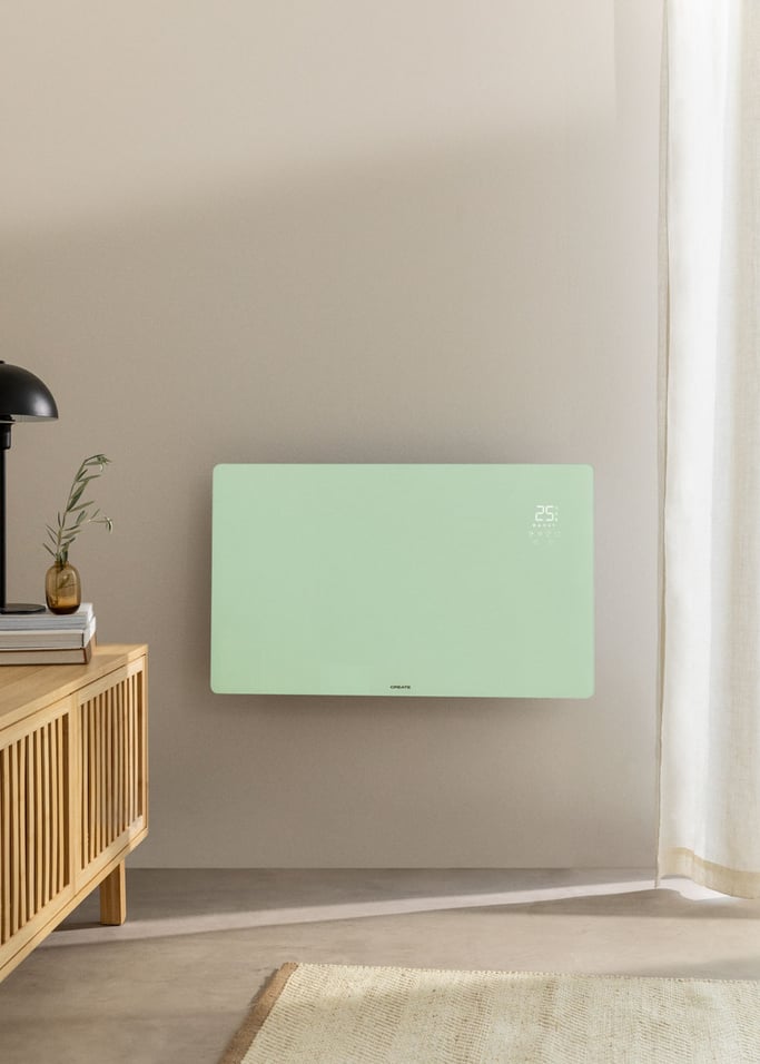 WARM CRYSTAL 2000W - Convecteur électrique en verre WiFi, image de la galerie 2