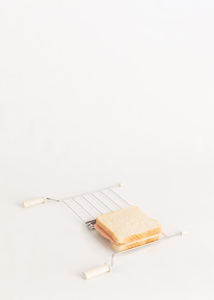 Pack TOAST RETRO Petit Grille-pain à fentes larges + 2 GRILLES pour sandwichs, image de la galerie 5
