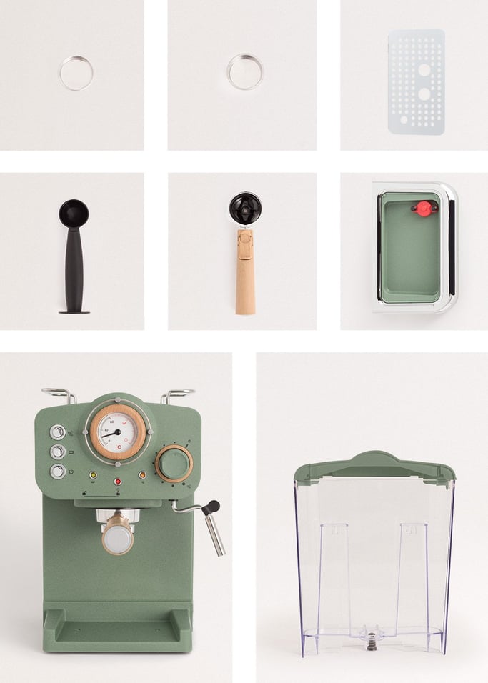 Pack  THERA RETRO Cafetière expresso + MILL PRO Moulin à café et à épices , image de la galerie 4