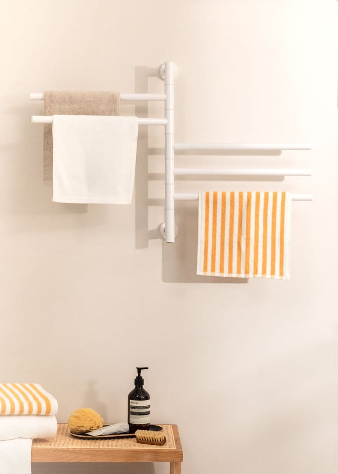 WARM TOWEL MINIMAL - Sèche-serviettes électrique avec barres pivotantes à 180º, image de la galerie 2