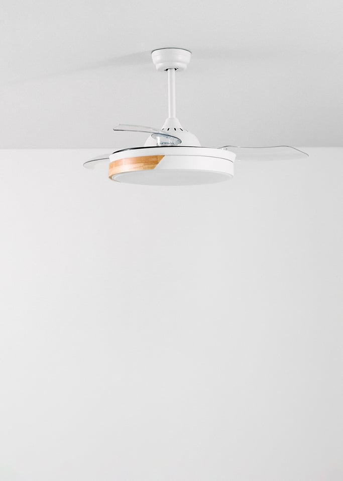 WIND CLEAR - Ventilateur de plafond silencieux 40W Ø108cm lames rétractables, image de la galerie 2