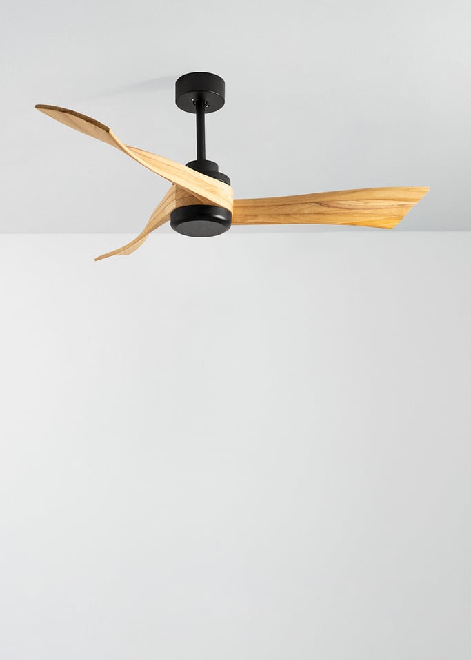 WIND CURVE - Ventilateur de plafond 40W silencieux Ø132 cm, image de la galerie 2