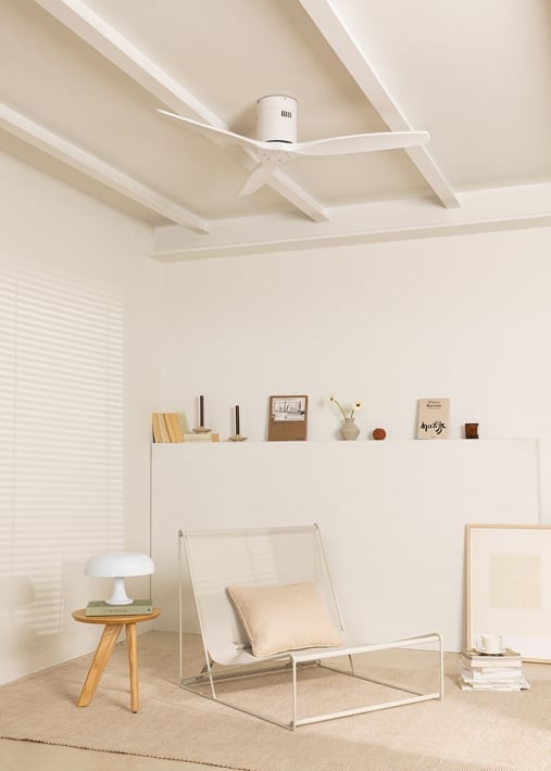 Acheter WIND CALM - Ventilateur de plafond 40W silencieux Ø132 cm avec éclairage LED de 15W