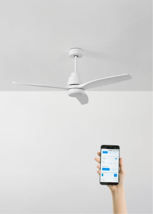 Acheter WIND STYLANCE - Ventilateur de plafond 40W silencieux Ø132 cm avec éclairage LED de 15W