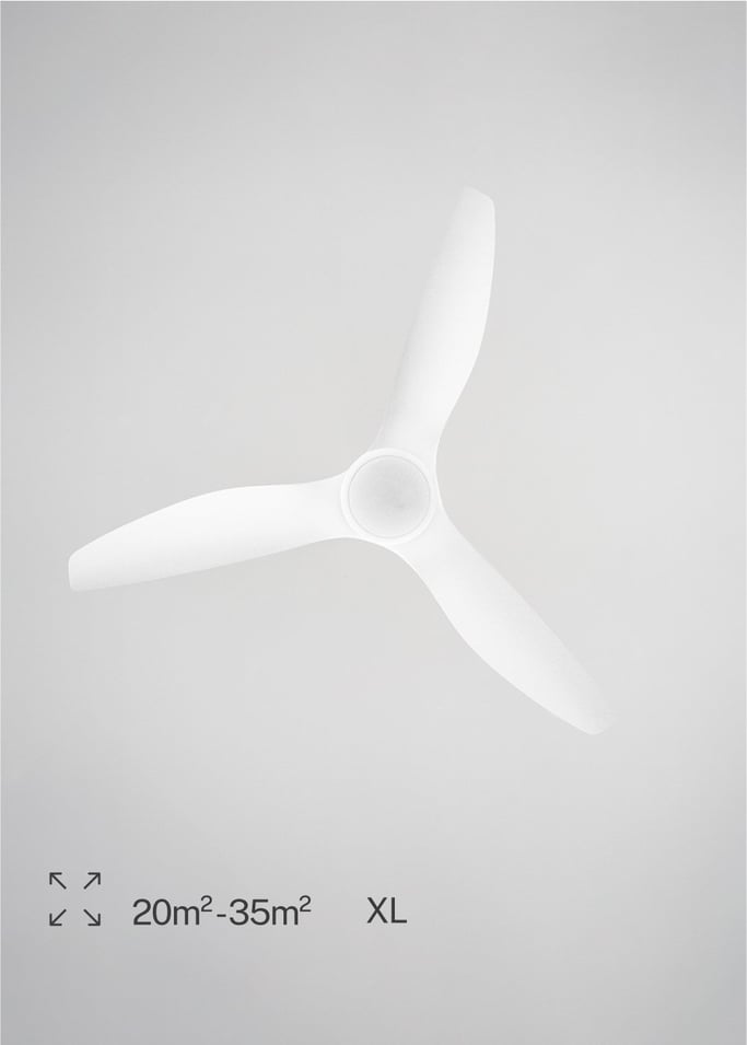 WIND SAIL - Ventilateur de plafond 90W silencieux XL Ø163 cm , image de la galerie 4