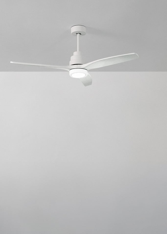 WIND STYLANCE - Ventilateur de plafond 40W silencieux Ø132 cm 100% bois, image de la galerie 2