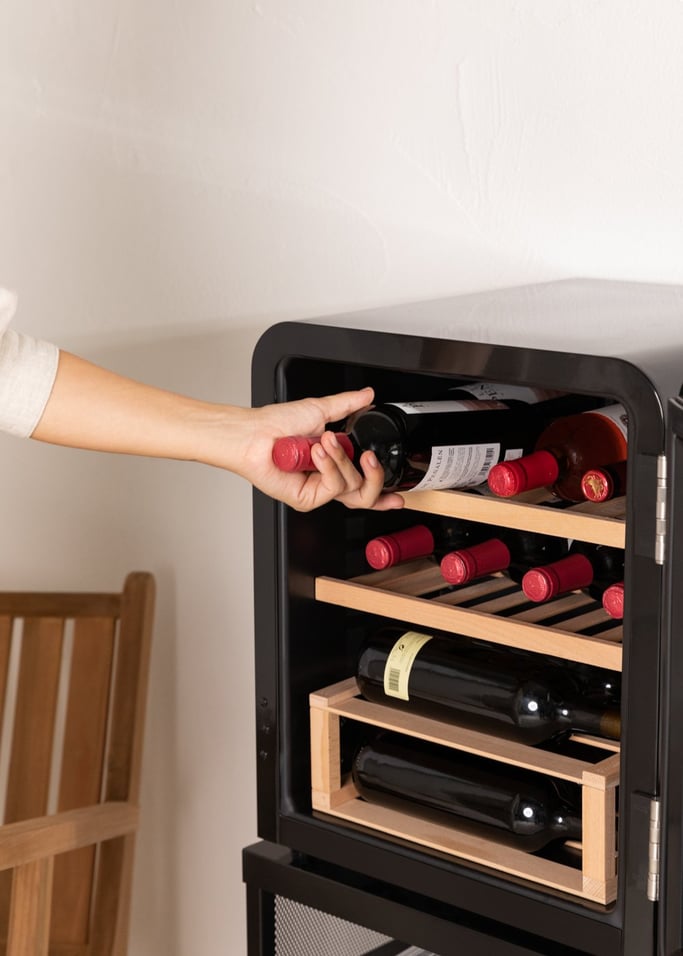 WINECOOLER RETRO - Refroidisseur à vin électrique de style rétro pour 12, 45 ou 76 bouteilles, image de la galerie 2