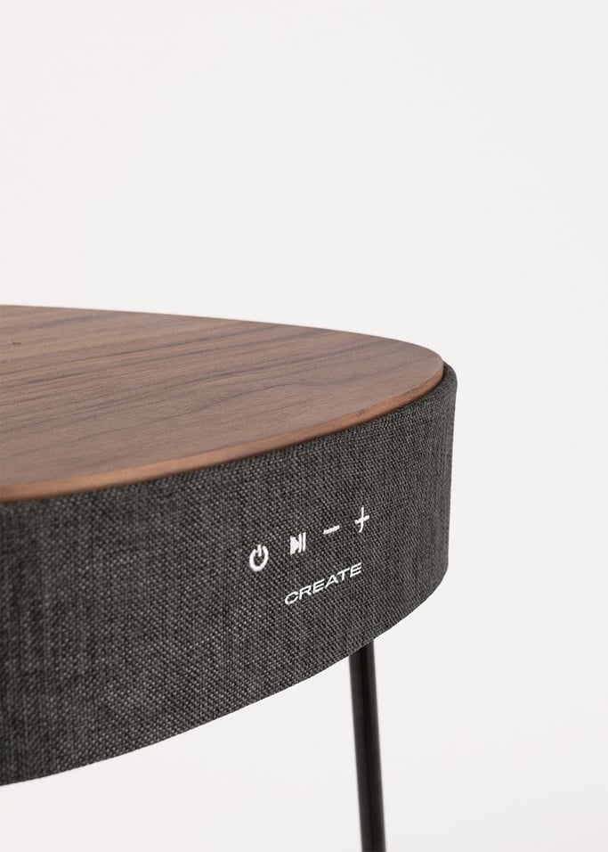 SPEAKER TABLE 180 - Table basse enceinte, son unidirectionnel 180 º, bluetooth et chargeur sans fil, image de la galerie 6