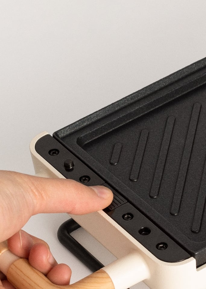 Pack STONE STUDIO Individuel - Apparéil à croque-monsieur, gril et gaufrier + Plaque taiyaki + Plaque pancake + Plaque donuts, image de la galerie 4