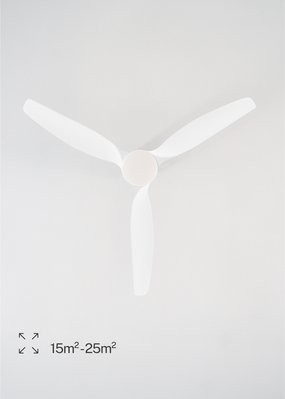 Ventilateur de plafond Create WIND CALM - Ventilateur de plafond silencieux 40W avec pales techniques en ABS de différentes tailles Ventilateur de plafond Create WIND CALM - Ventilateur de plafond silencieux 40W avec pales techniques en ABS de différentes tailles