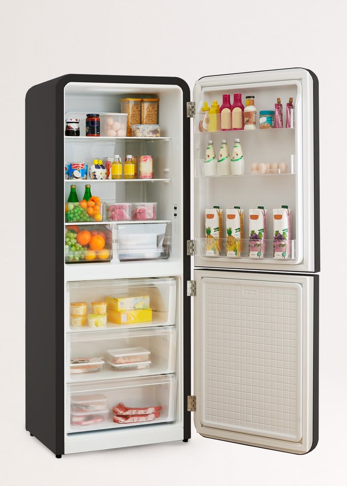 FRIDGE RETRO COMBI - Réfrigérateur combiné de style rétro 401L, image de la galerie 6