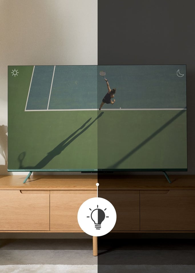 TV COLOR STUDIO - Téléviseur intelligent QLED 4K avec écran antireflet et cadre de couleur, image de la galerie 5