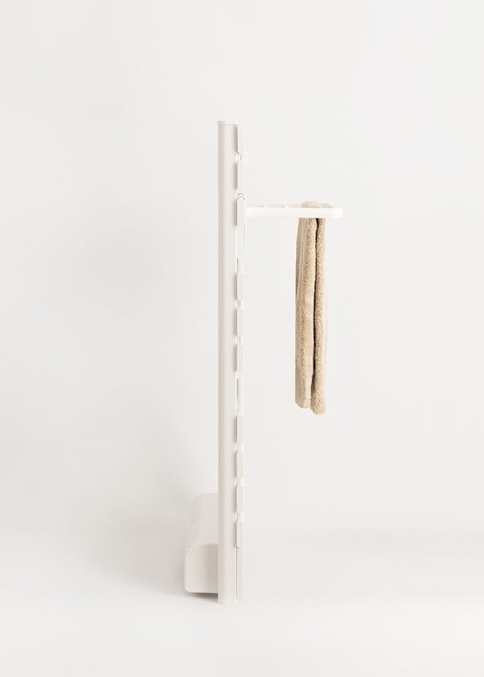 Porte-serviettes avec crochet et trois barres pour sèches-serviettes WARM TOWEL, image de la galerie 6