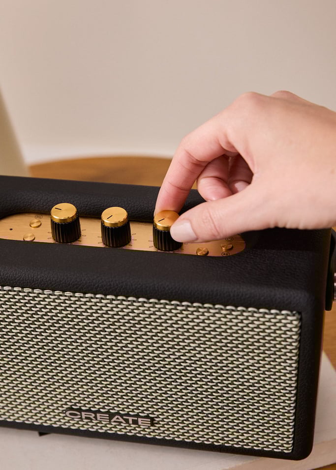 SPEAKER RETRO - Haut-parleur portable avec Bluetooth, USB et AUX , image de la galerie 3