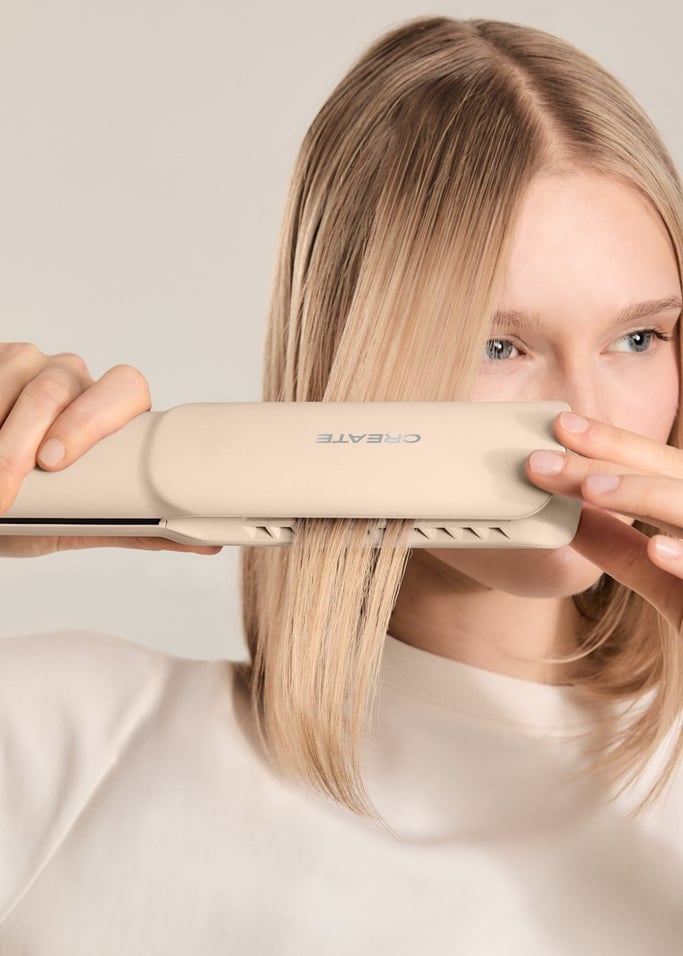 CERAMIC AIR STYLER DUAL - Lisseur-séchoir ionique 2-en-1 pour cheveux mouillés ou secs avec revêtement en céramique, image de la galerie 6