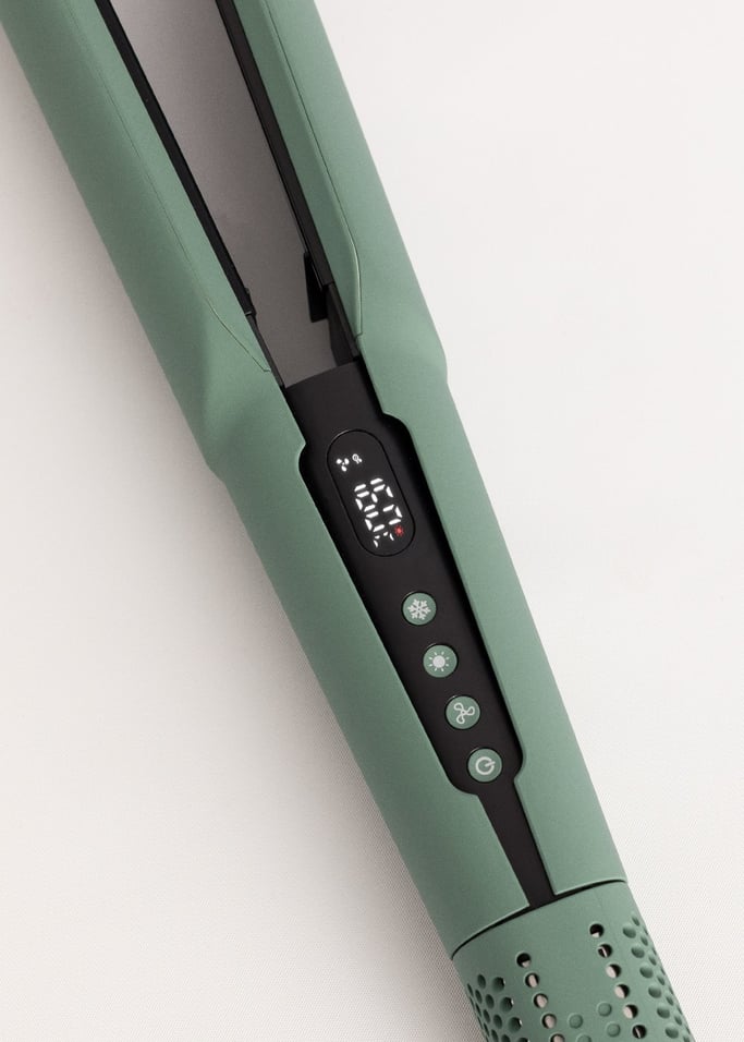 CERAMIC AIR STYLER DUAL - Lisseur-séchoir ionique 2-en-1 pour cheveux mouillés ou secs avec revêtement en céramique, image de la galerie 10