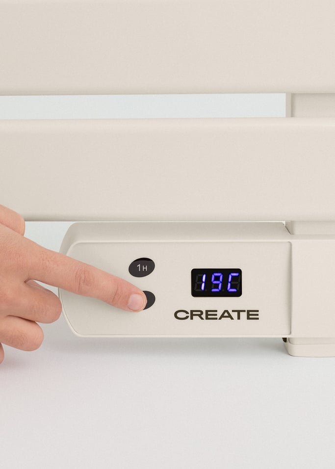 WARM TOWEL - Sèche-serviettes électrique au sol ou mural 500W, image de la galerie 4