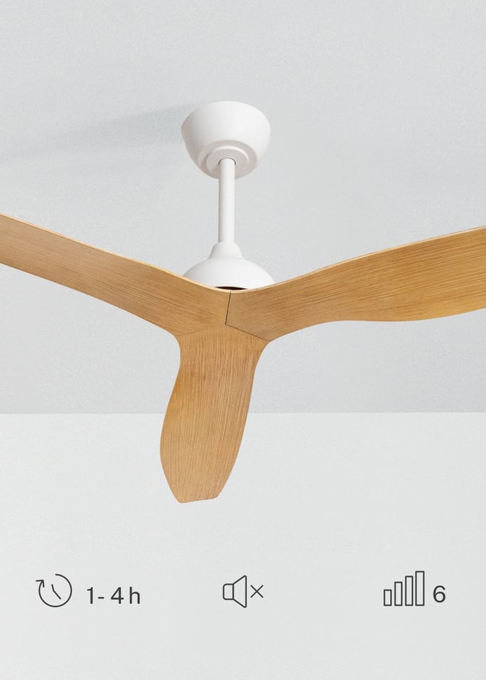 WIND BALANCE - Ventilateur de plafond 40W silencieux Ø132 cm, image de la galerie 4