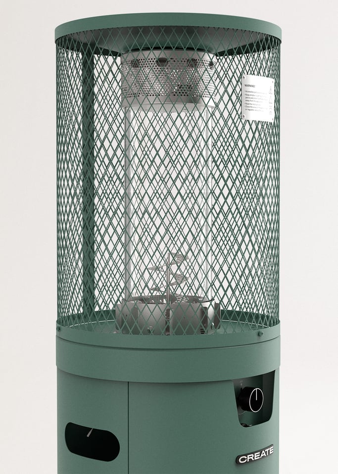 FIRE ROUND HEATER - Chauffage à gaz 8kW pour terrasses et extérieurs, image de la galerie 6