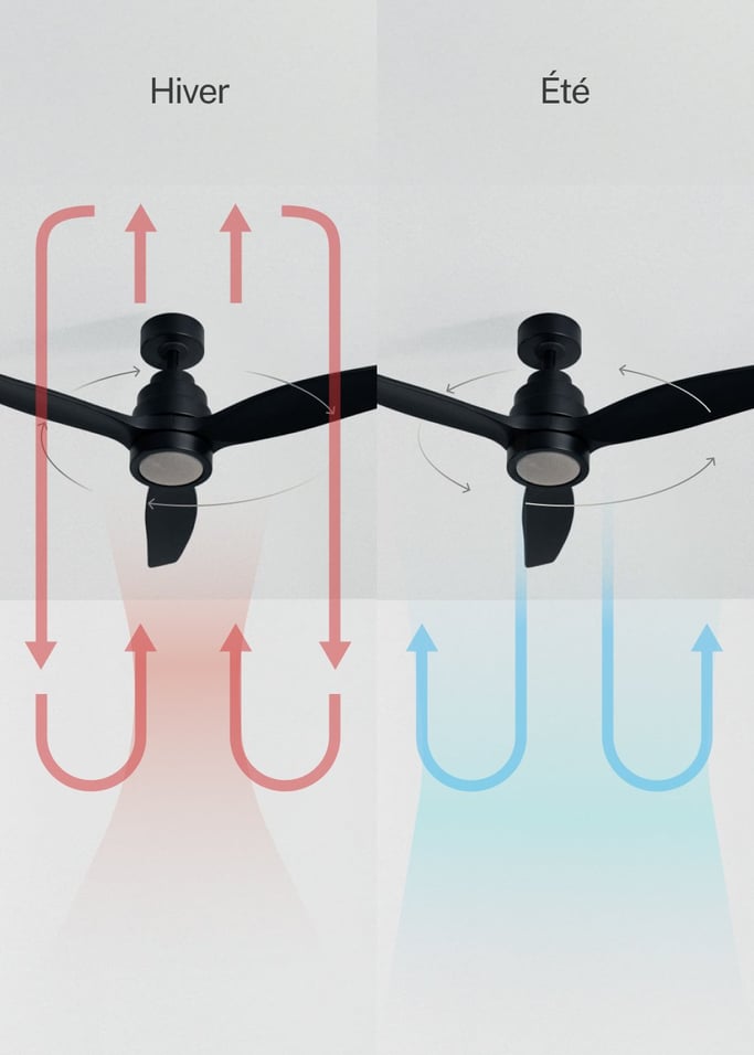 WIND STYLANCE - Ventilateur de plafond 40W silencieux 100% bois plusieurs tailles, image de la galerie 3