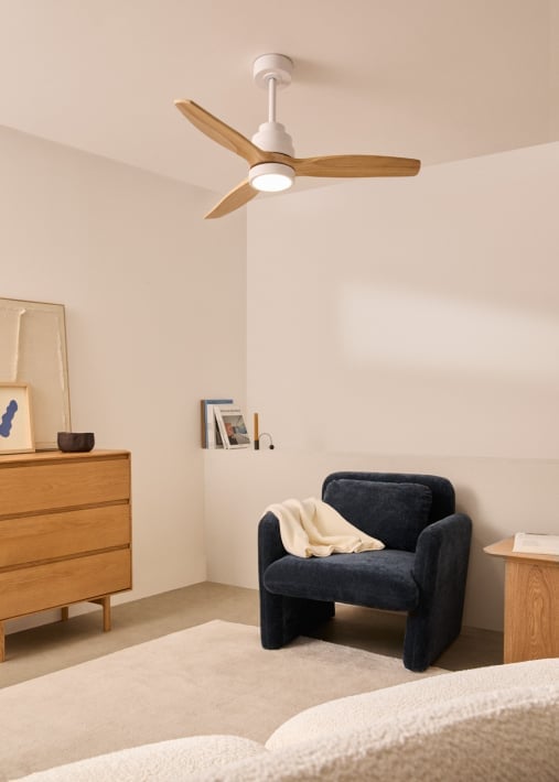 Acheter WIND STYLANCE - Ventilateur de plafond 40W silencieux 100% bois plusieurs tailles