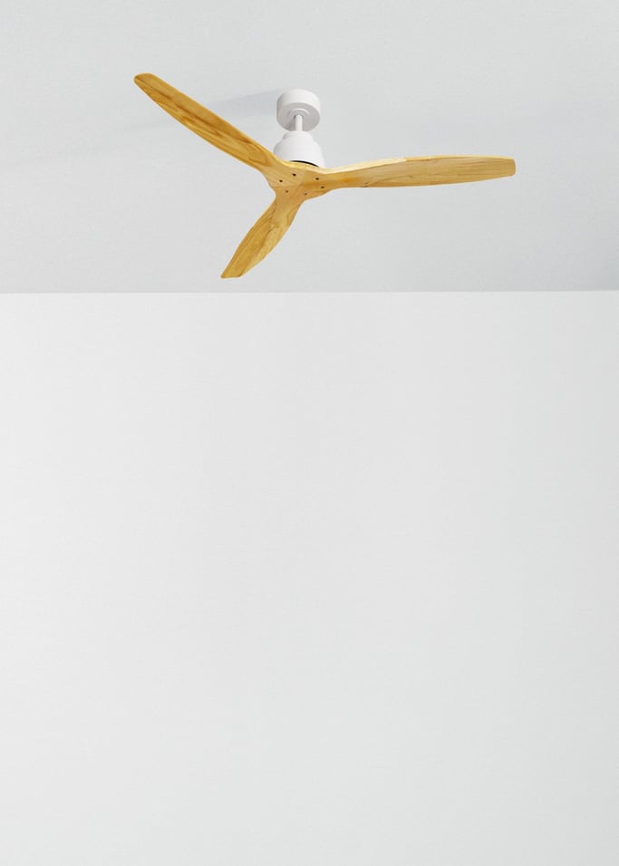 WIND STYLANCE - Ventilateur de plafond 40W silencieux 100% bois plusieurs tailles, image de la galerie 2