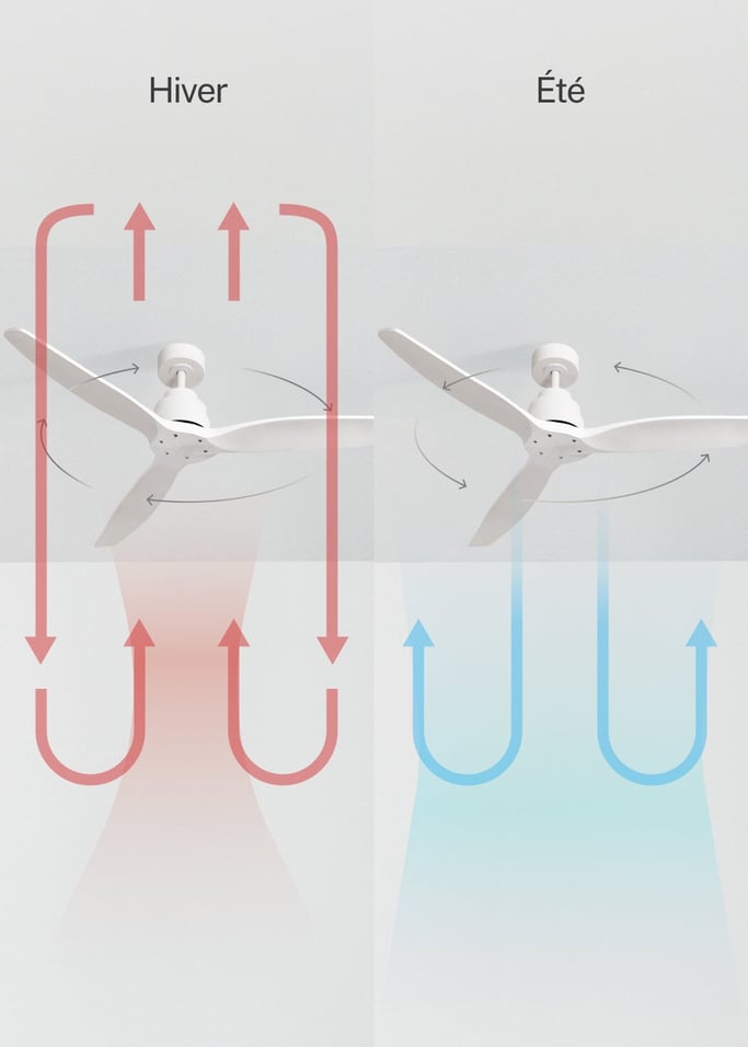 WIND STYLANCE - Ventilateur de plafond 40W silencieux 100% bois plusieurs tailles, image de la galerie 3