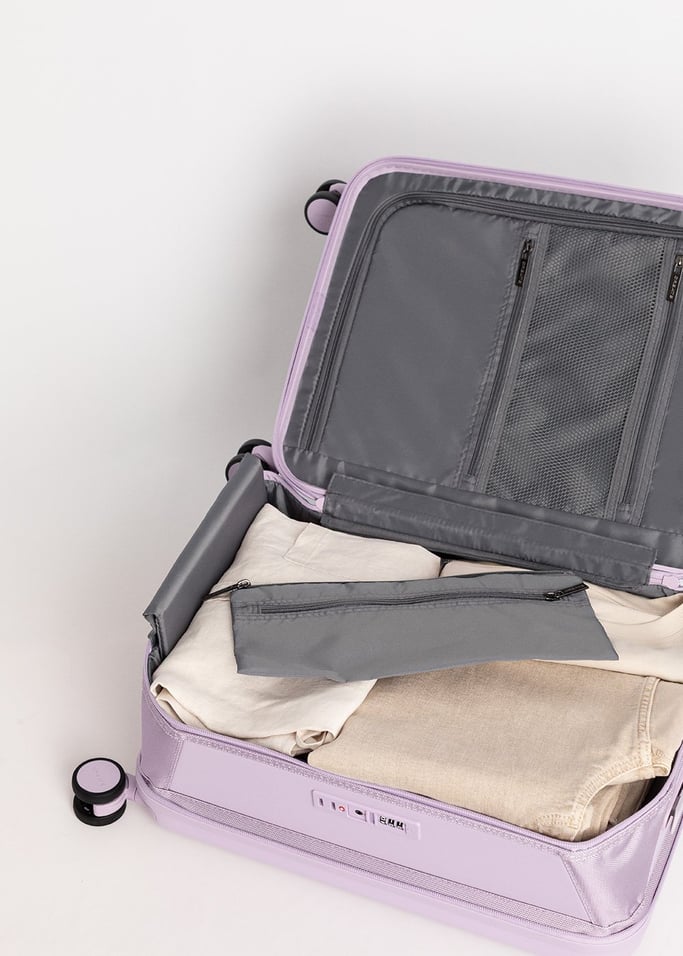 LUGGAGE STUDIO FOLDABLE - Valise cabine rigide pliable en polycarbonate avec serrure TSA et roues multidirectionnelles, image de la galerie 11