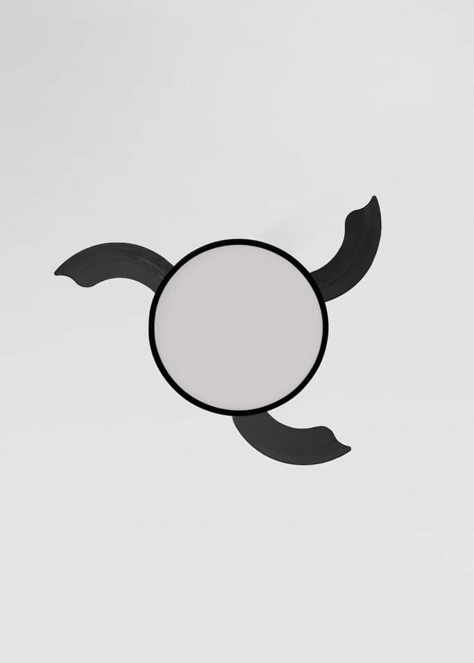 WIND CLEAR STUDIO - Ventilateur de plafond 40W silencieux avec pales rétractables et lumière LED, plusieurs tailles, image de la galerie 6