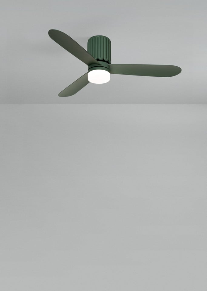 WIND CALM SCULPT - Ventilateur de plafond 40 W silencieux Ø132 cm avec lumière LED, image de la galerie 3