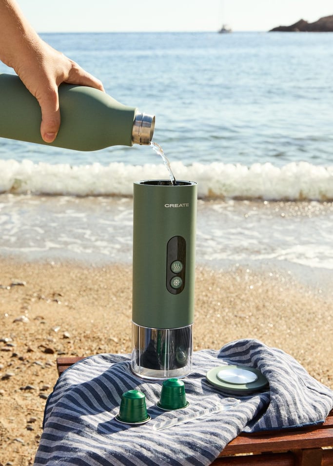 THERA MOVE - Cafetière espresso portable 15 bars pour capsules et café moulu, image de la galerie 5