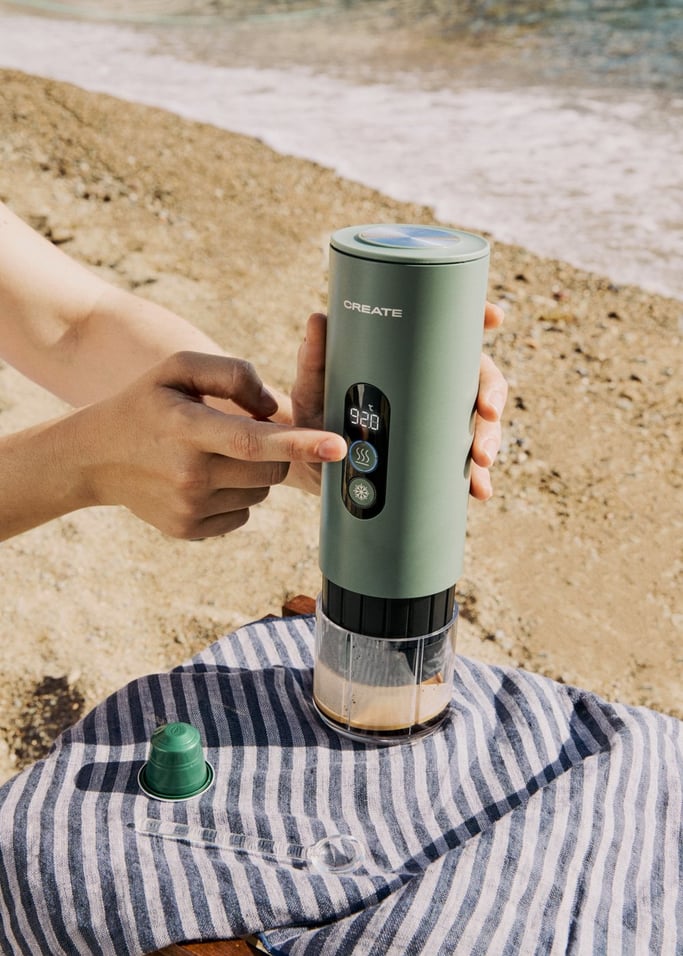 THERA MOVE - Cafetière espresso portable 15 bars pour capsules et café moulu, image de la galerie 2