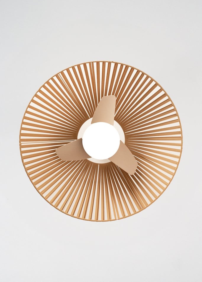WIND LAMP WOVEN -  Ventilateur de plafond silencieux 25W avec lumière LED, image de la galerie 7