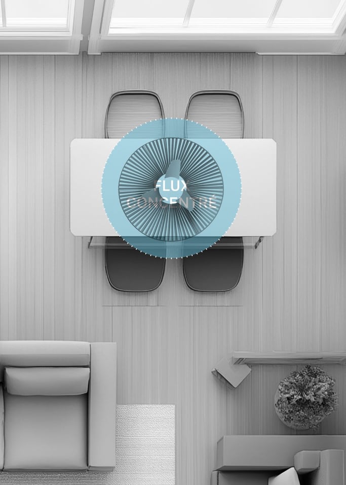 WIND LAMP WOVEN -  Ventilateur de plafond silencieux 25W avec lumière LED, image de la galerie 4