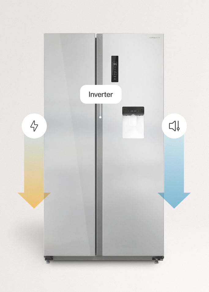 FRIDGE STUDIO SIDE BY SIDE 559 - Réfrigérateur avec distributeur d'eau Side by side 559L No Frost, image de la galerie 7