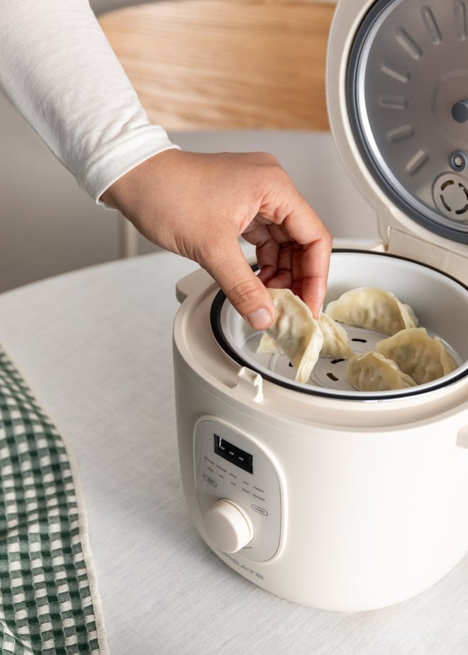 RICE COOKER STUDIO - Cuiseur à riz électrique multifonction avec panier vapeur, image de la galerie 4