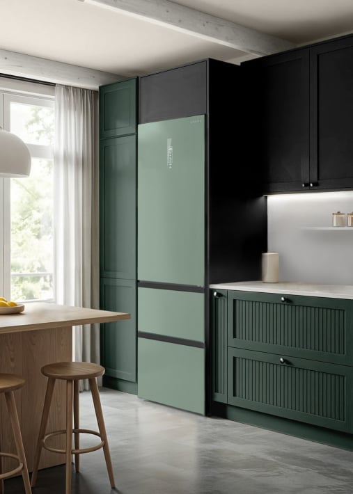 Acheter FRIDGE STUDIO COMBI PRO FLEX 401 - Réfrigérateur 401L à l'italienne avec Perfect Fit, Space Pro et Care+