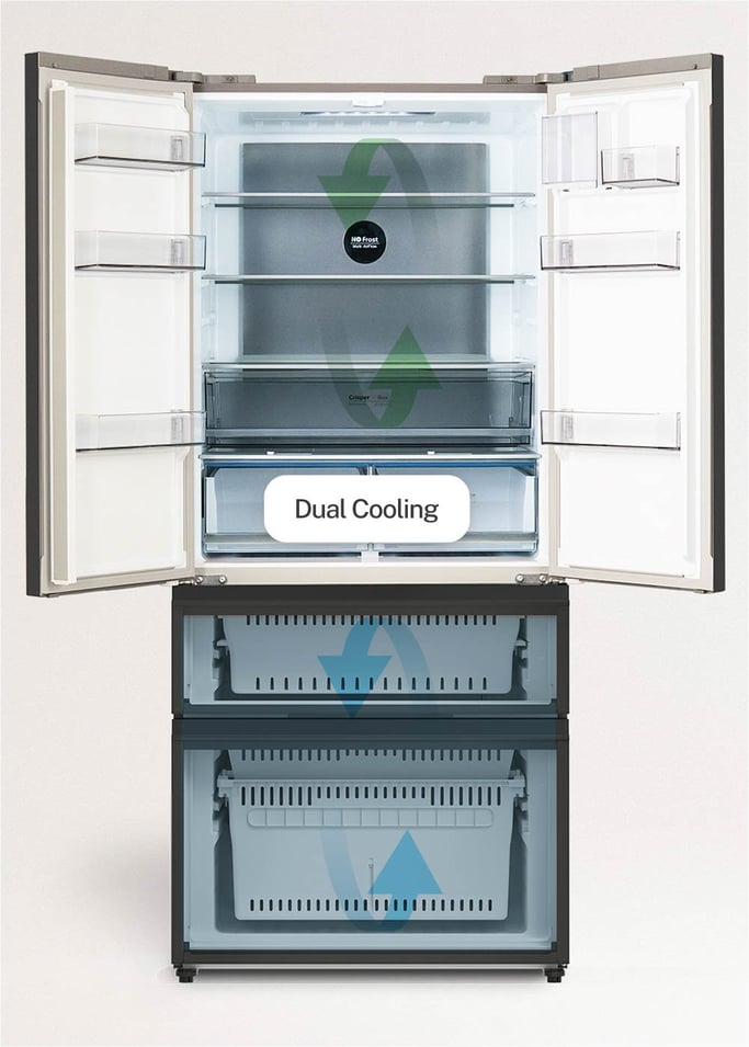 FRIDGE STUDIO FRENCH DOOR PRO 509 - Réfrigérateur à porte française 509L No Frost avec Space Pro et Care+, image de la galerie 8