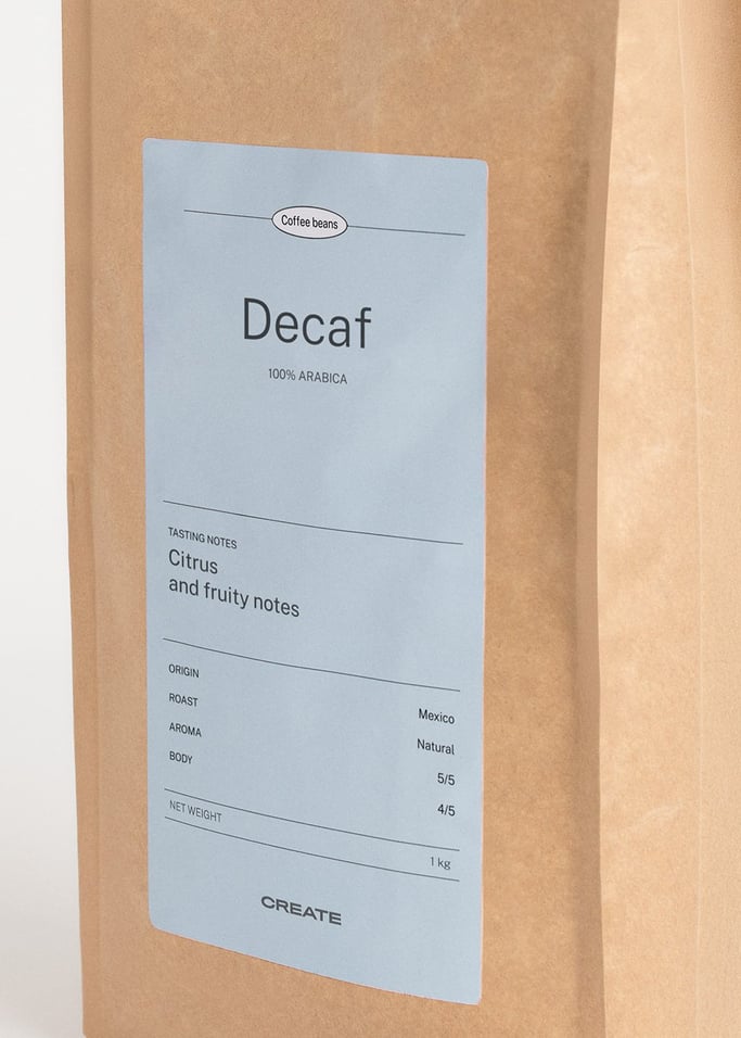 CAFÉ DÉCAFÉINÉ 100 % ARABICA - Café décaféiné en grains et moulu, plusieurs tailles, image de la galerie 2
