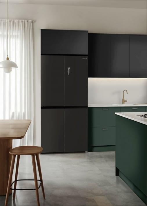 Acheter FRIDGE STUDIO CROSS DOOR 503 - Réfrigérateur à portes croisées 4 portes 503L No Frost avec Care+