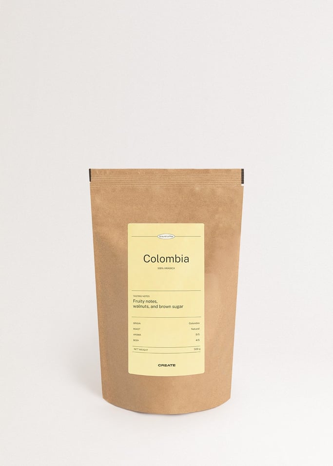 CAFÉ SPÉCIALITÉ COLOMBIE 100 % ARABICA - Café spécialité Colombie en grains et moulu, plusieurs tailles disponibles, image de la galerie 1