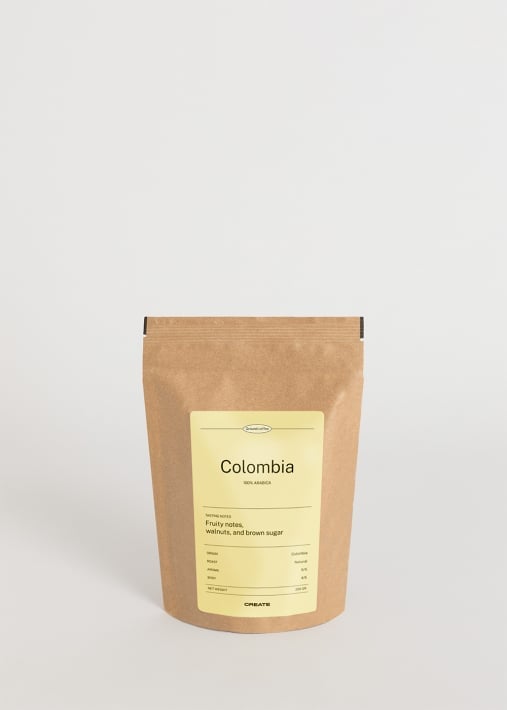 Acheter CAFÉ SPÉCIALITÉ COLOMBIE 100 % ARABICA - Café spécialité Colombie en grains et moulu, plusieurs tailles disponibles