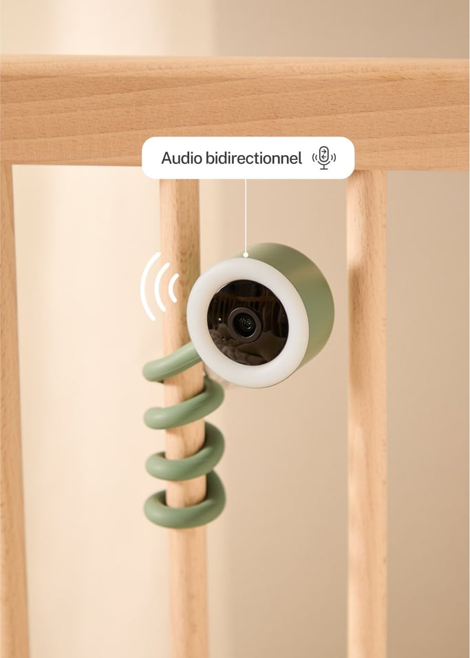 BABY CAM CONNECT - Babyphone caméra avec WI-FI et audio bidirectionnel, image de la galerie 4