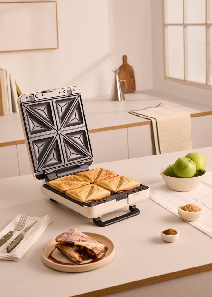 STONE STUDIO - Appareil à croque-monsieur, grill et gaufrier à plaques interchangeables, image de la galerie 2