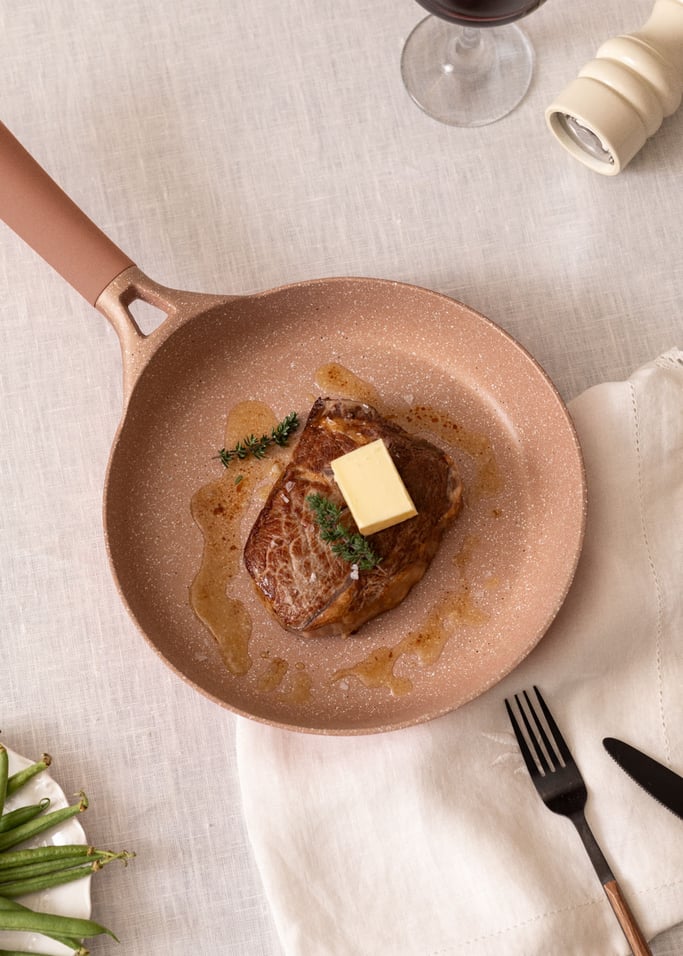 PAN STUDIO - Poêle à frire en fonte d'aluminium avec revêtement céramique, image de la galerie 2