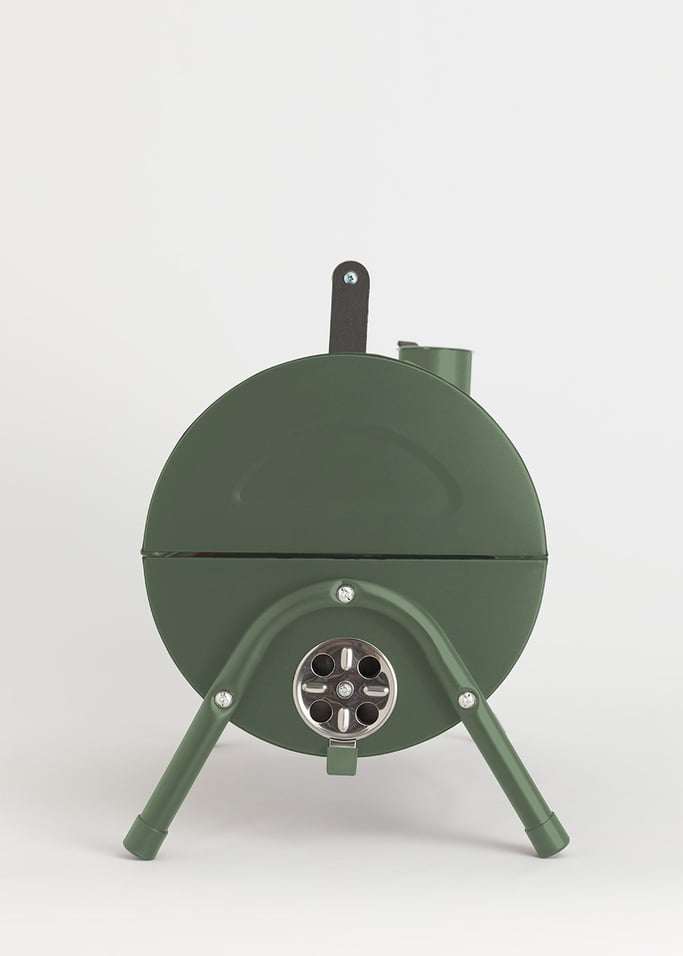 BBQ SMOKEY COMPACT - Barbecue fumoir au charbon de bois portatif, image de la galerie 6